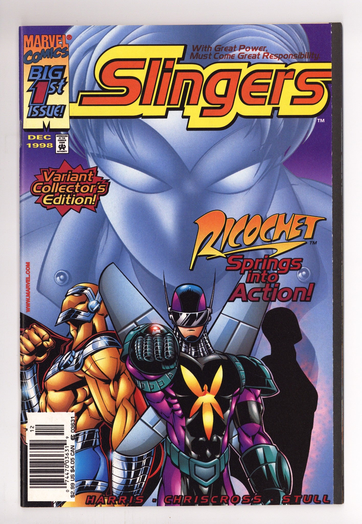 Slingers 1 VF/NM (9.0) (1998) Newsstand 