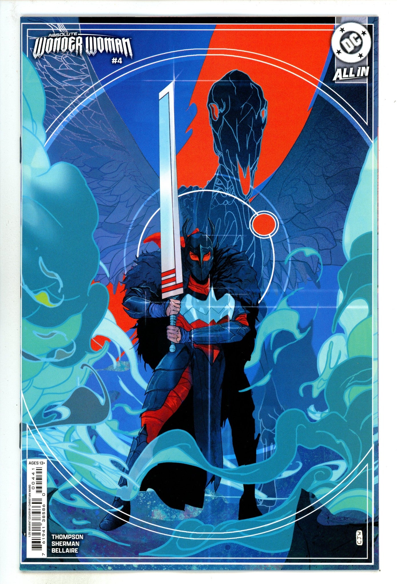 Absolute Wonder Woman  4 Ward  Incentive Variant NM+  (2025)