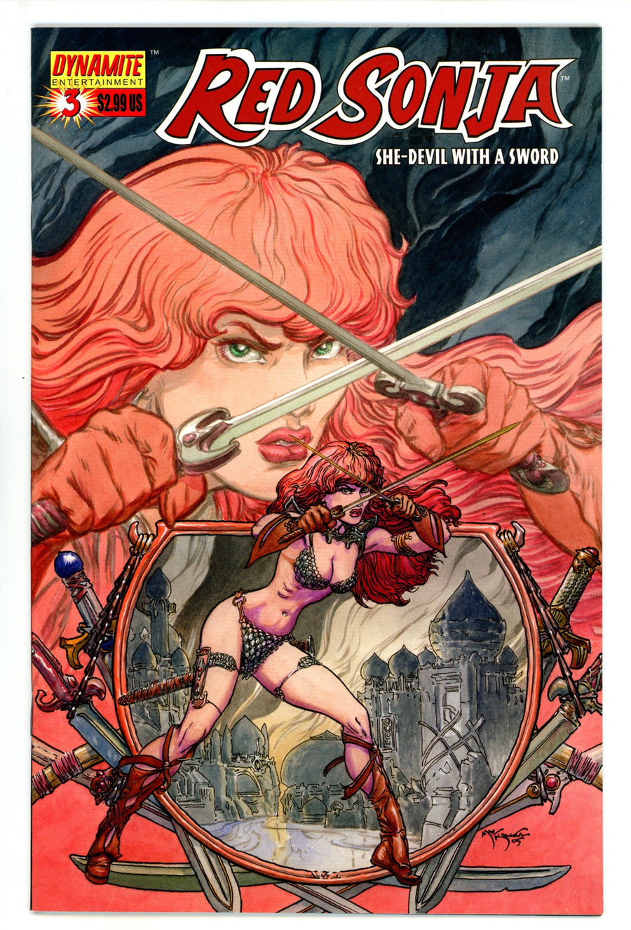 Red Sonja Vol 1 3 High Grade (2005) Kaluta Variant 