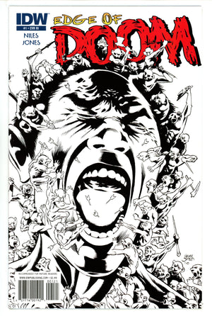 Edge of Doom 1 High Grade (2010) Jones B&W Incentive Variant