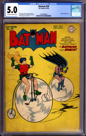 Batman Vol 1 29 CGC 5.0 (VG/FN) (1945)
