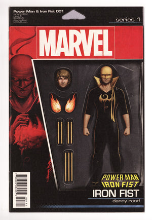 Power Man and Iron Fist Vol 3 1 High Grade (2016) Christopher Action Figure Variant