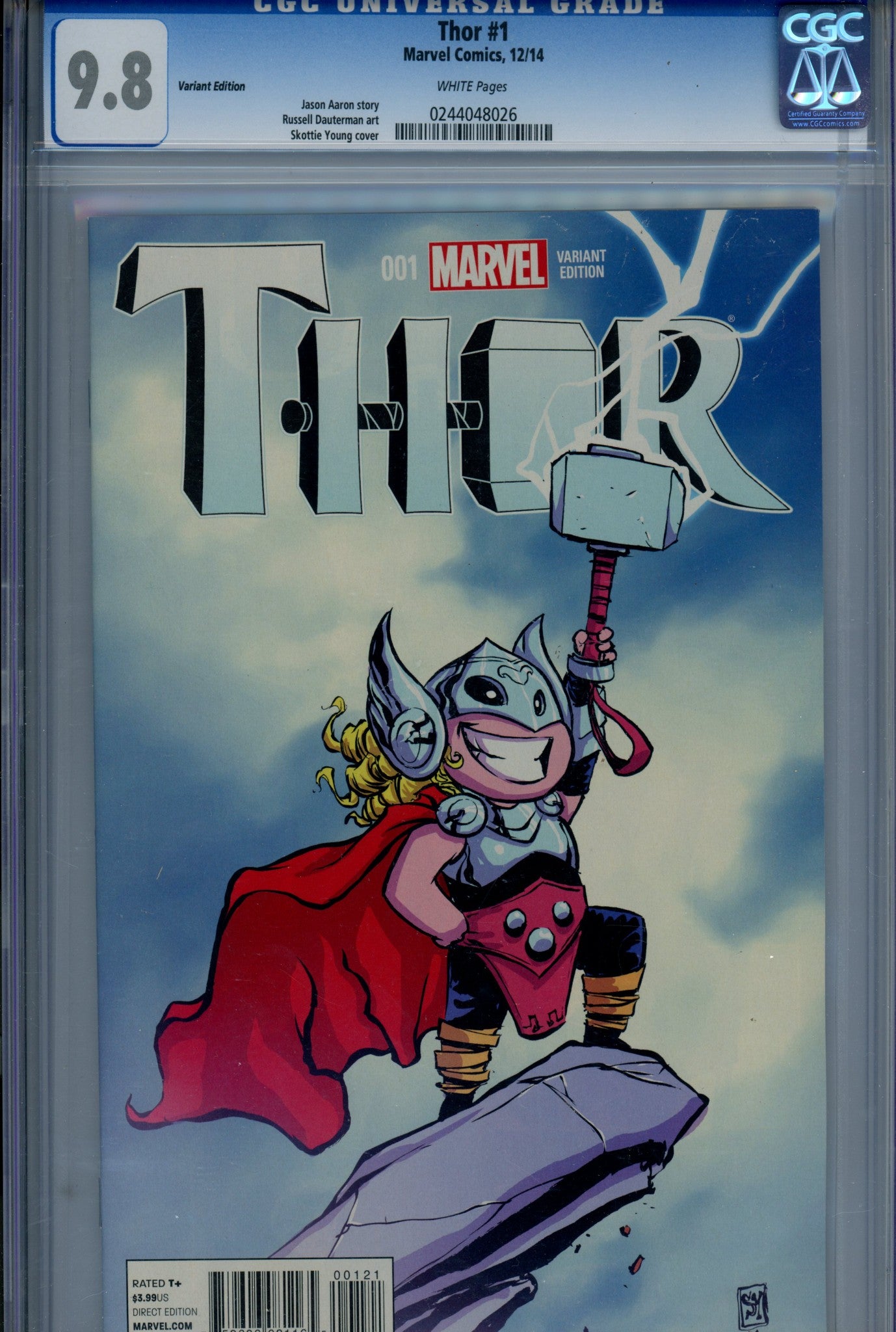 Thor Vol 4 1 Young Variant CGC 9.8 (2014)