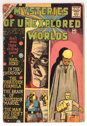 Mysteries of Unexplored Worlds 18 PR (0.5) Cover Detached (1960)