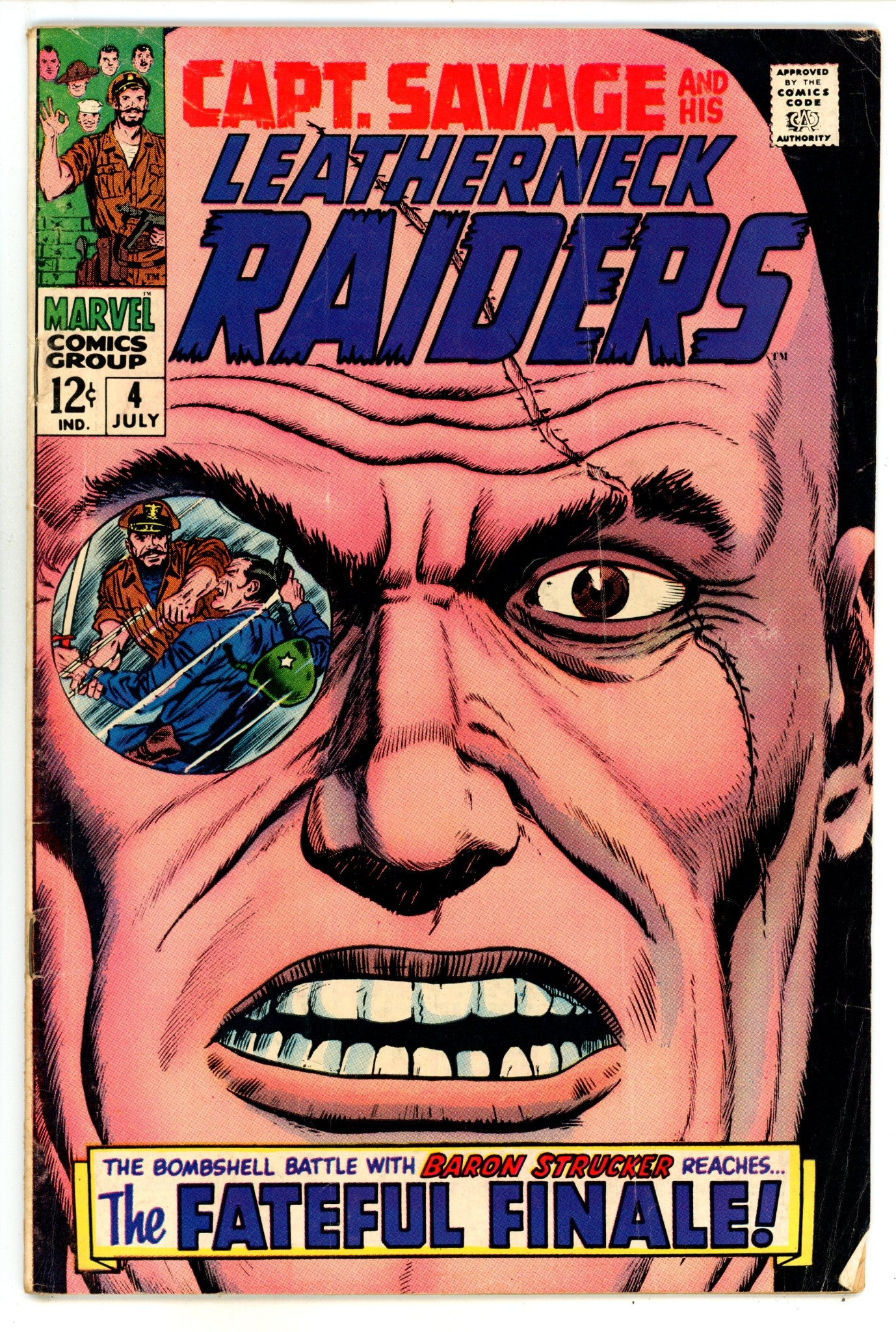 Capt. Savage and His Leatherneck Raiders 4 VG+ (4.5) (1968) 