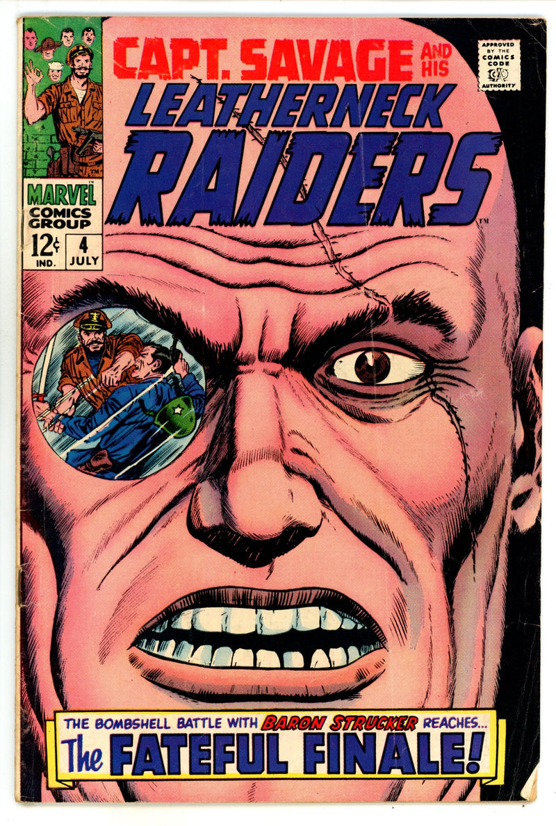 Capt. Savage and His Leatherneck Raiders 4 VG+ (4.5) (1968) 