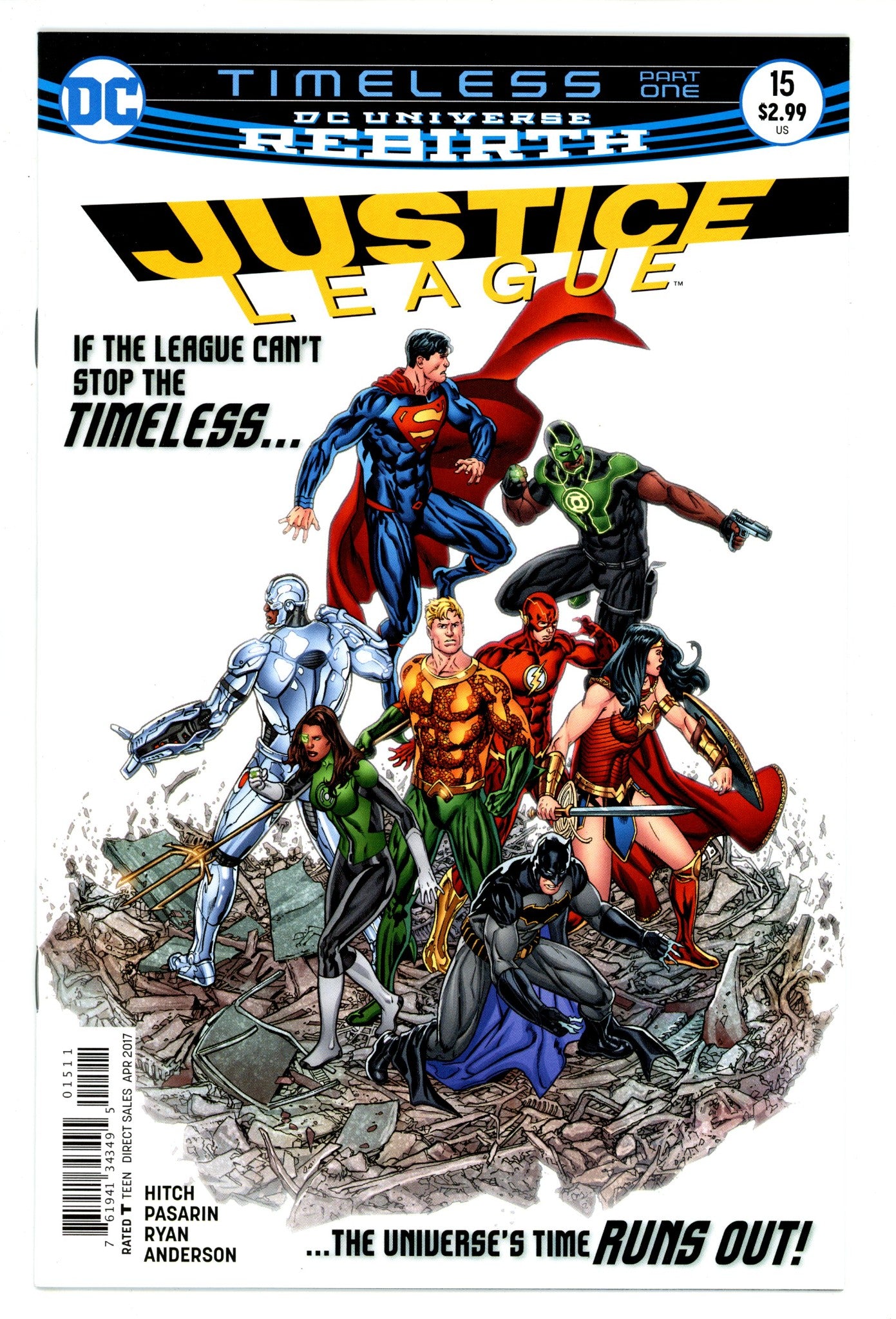 Justice League Vol 2 15 High Grade (2017) 