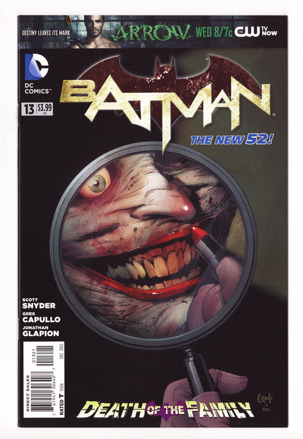 Batman Vol 2 13 NM- (9.2) (2012) Capullo Incentive Variant