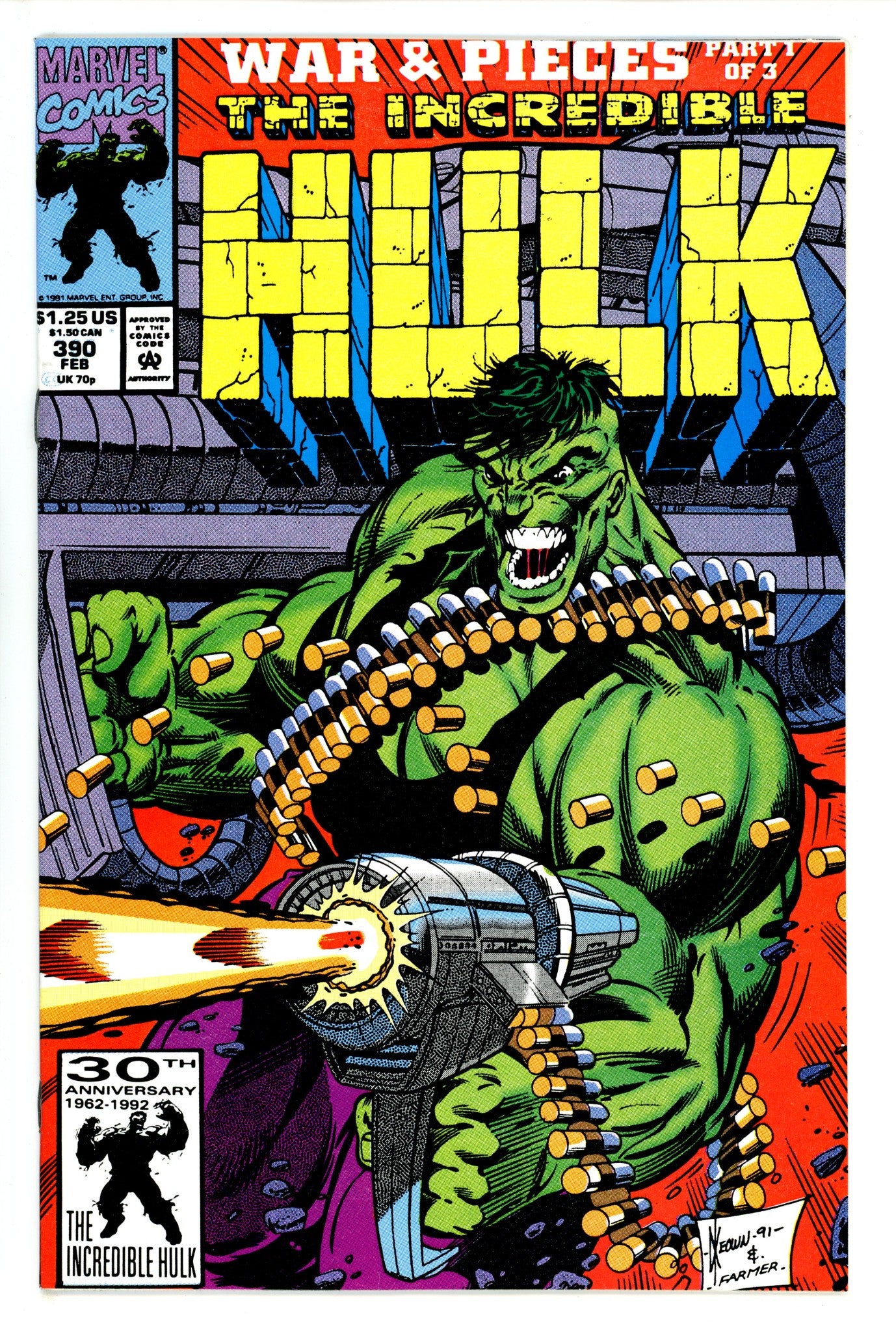 The Incredible Hulk Vol 1 390 (1992)
