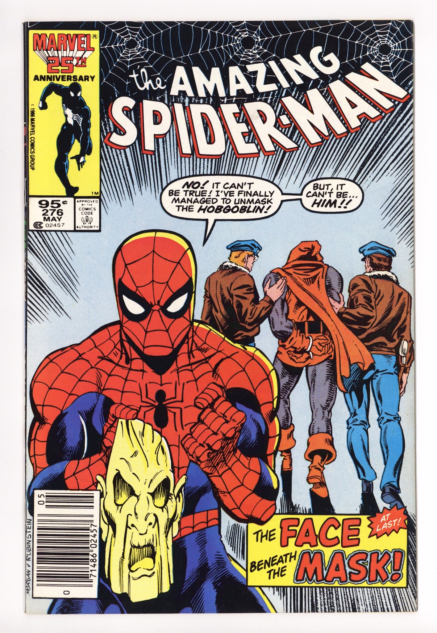 The Amazing Spider-Man Vol 1 276 FN (6.0) (1986) Canadian Price Variant 