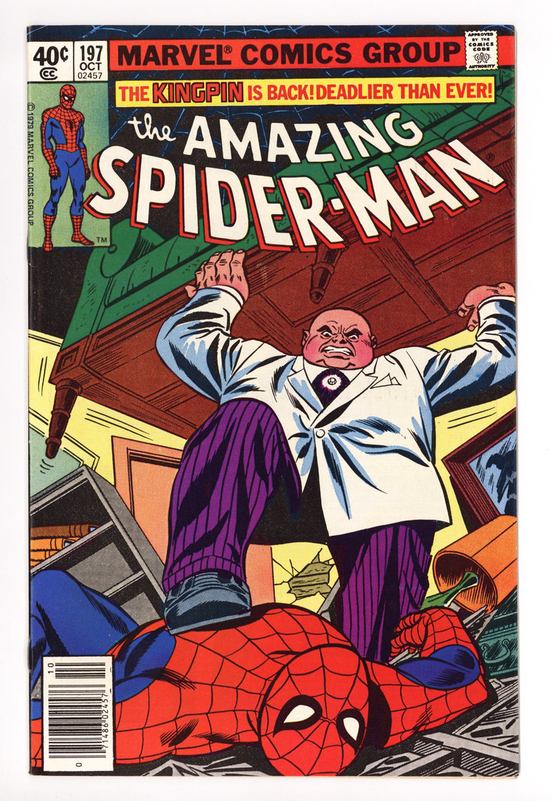 The Amazing Spider-Man Vol 1 197 VF- (7.5) (1979) Newsstand 