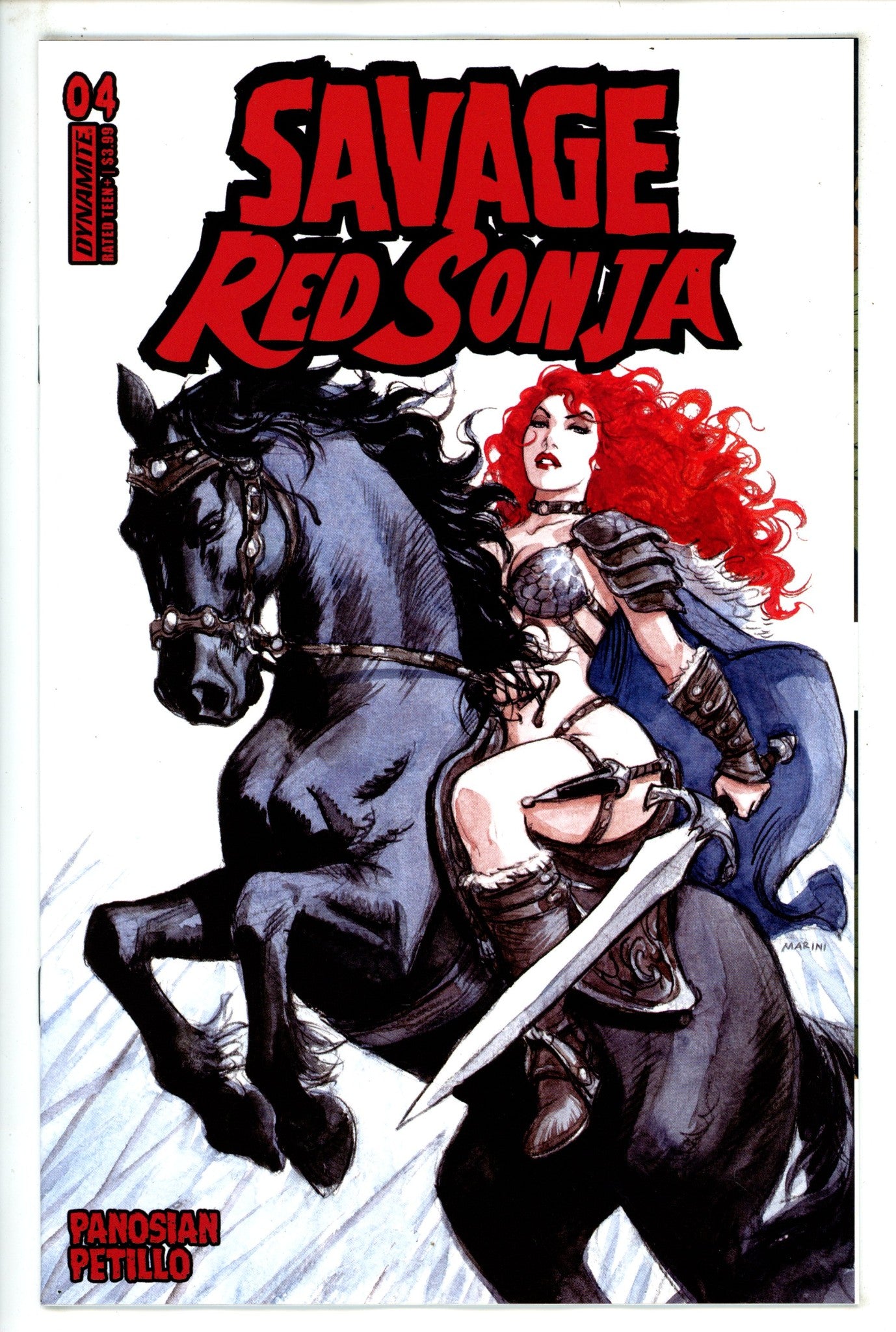 Savage Red Sonja 4 Marini Variant (2024)