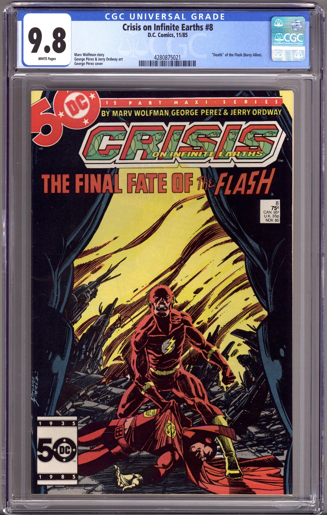 Crisis on Infinite Earths   8 CGC 9.8 (NM/M)   (1985)        