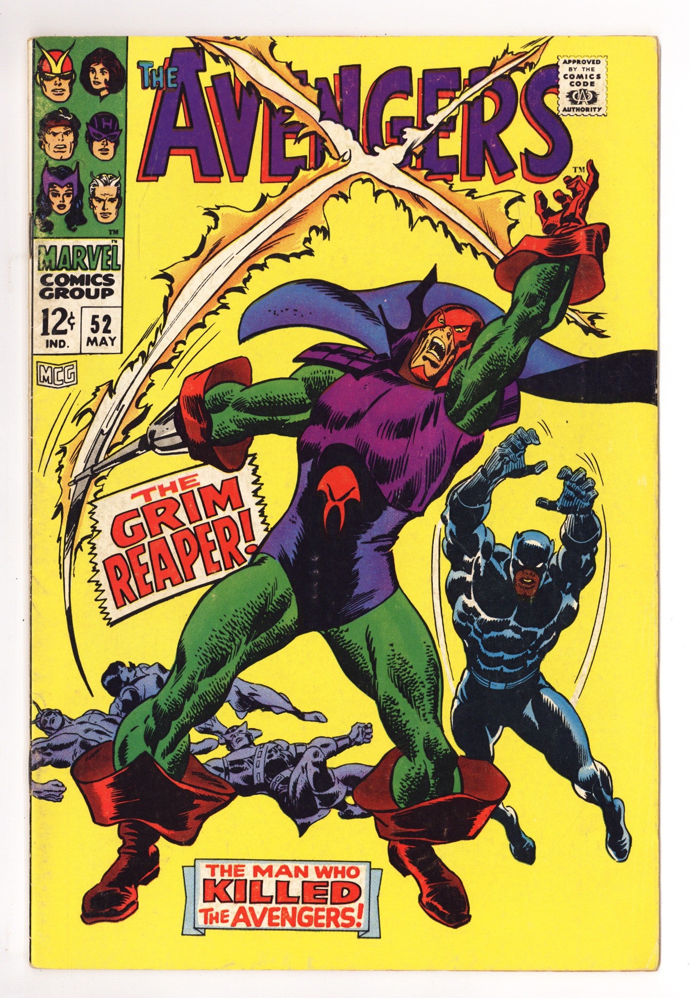 The Avengers Vol 1 52 FN- (5.5) (1968) 