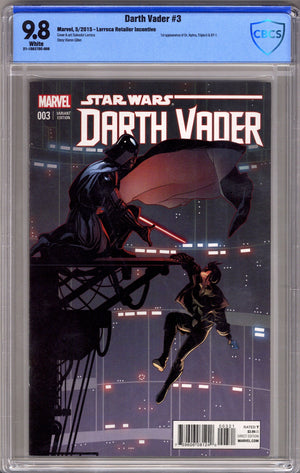 Darth Vader Vol 1 3 CBCS 9.8 (NM/M) (2015) Larroca Incentive Variant