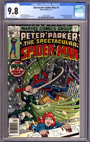 The Spectacular Spider-Man Vol 1 4 CGC 9.8 (NM/M) (1977)