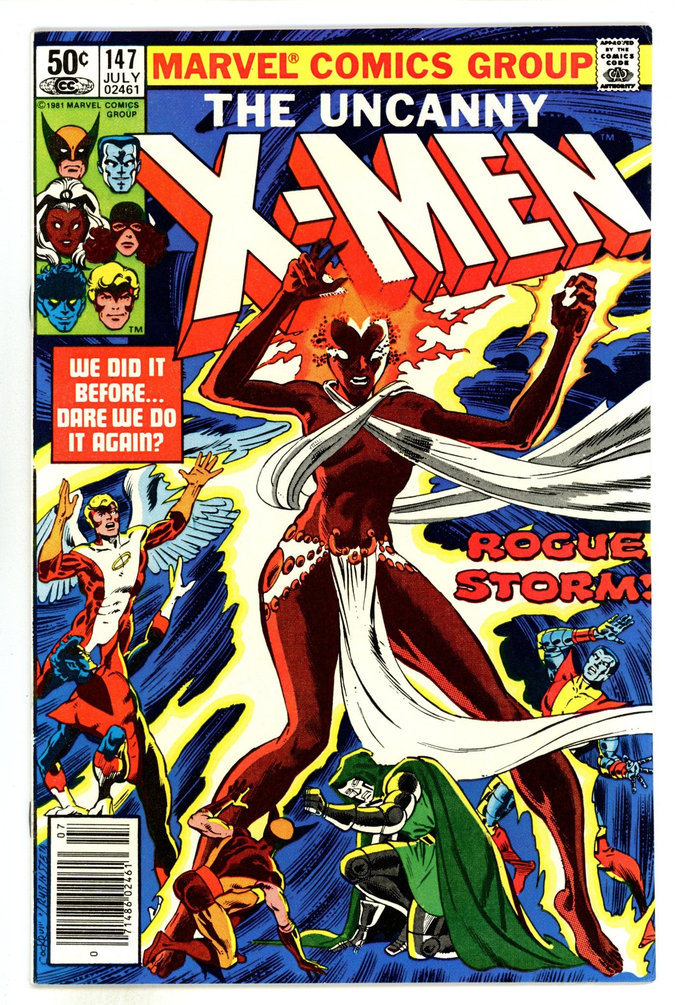 The Uncanny X-Men Vol 1 147  VF- (7.5)  (1981)  Newsstand  