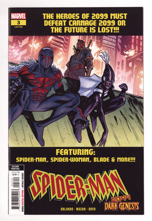 Spider-Man 2099: Dark Genesis 3 (95) High Grade (2023) 2nd Print