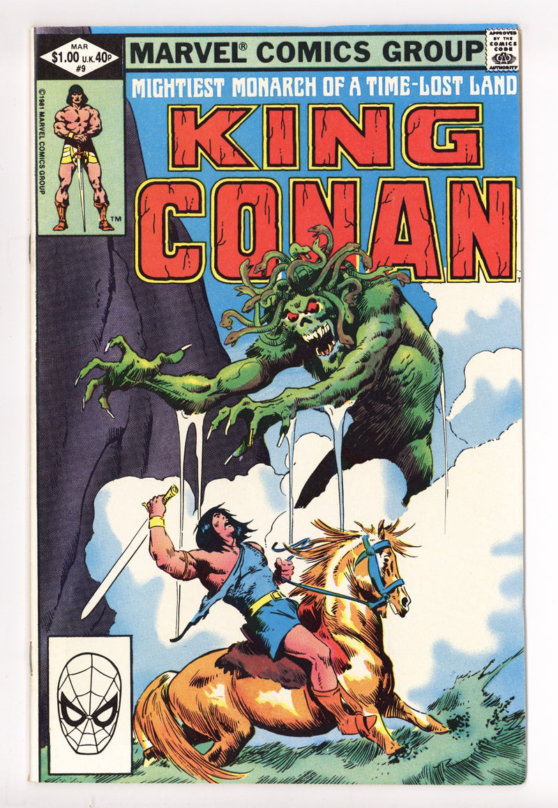 King Conan 9 Mid Grade (1982) 
