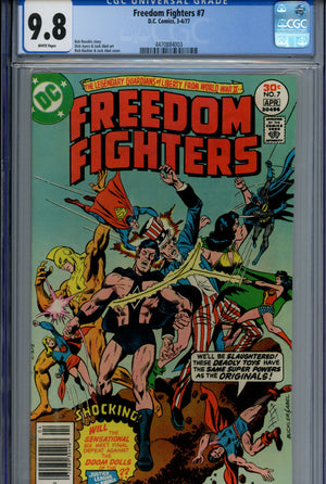 Freedom Fighters 7 CGC 9.8 (NM/M) (1977) 