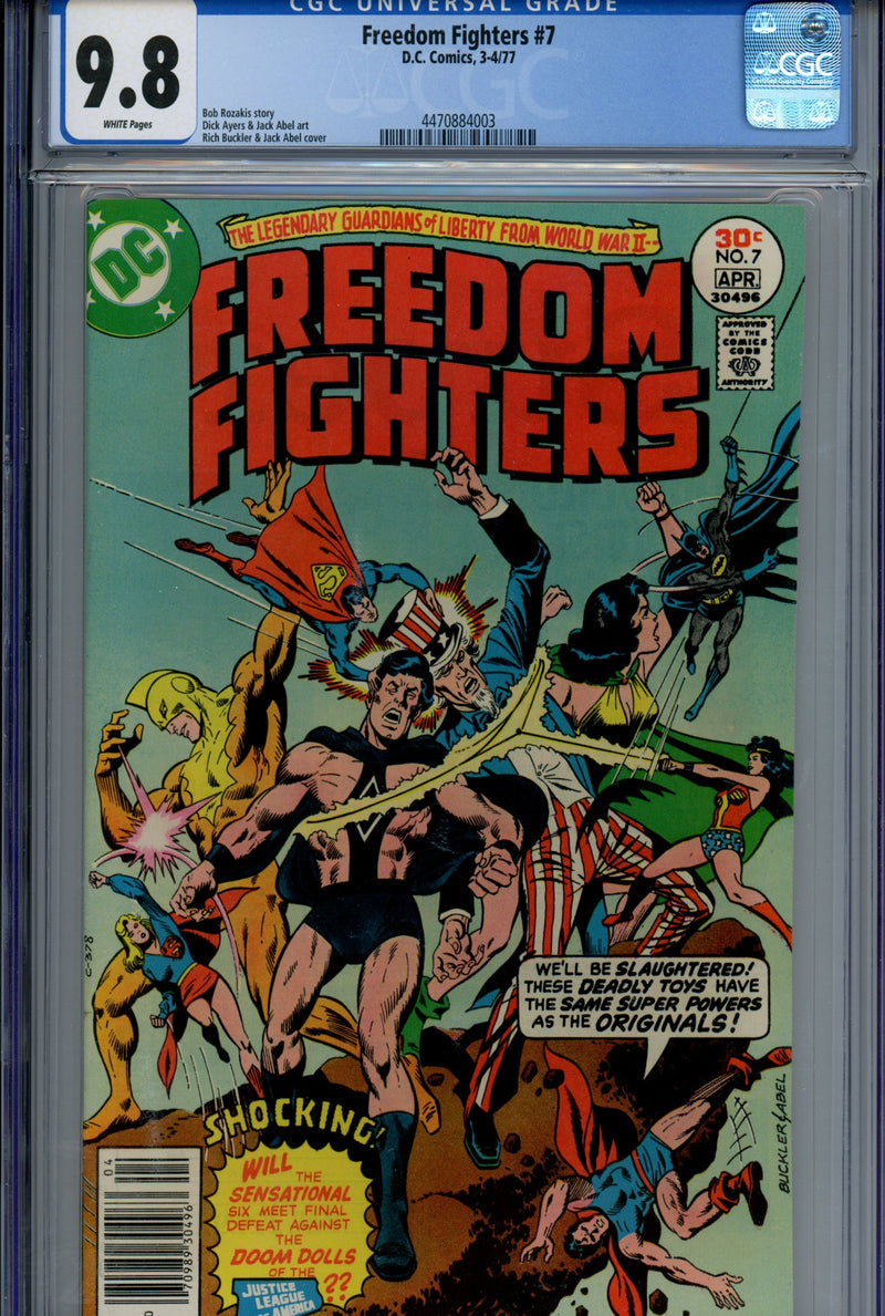 Freedom Fighters 7 CGC 9.8 (NM/M) (1977) 