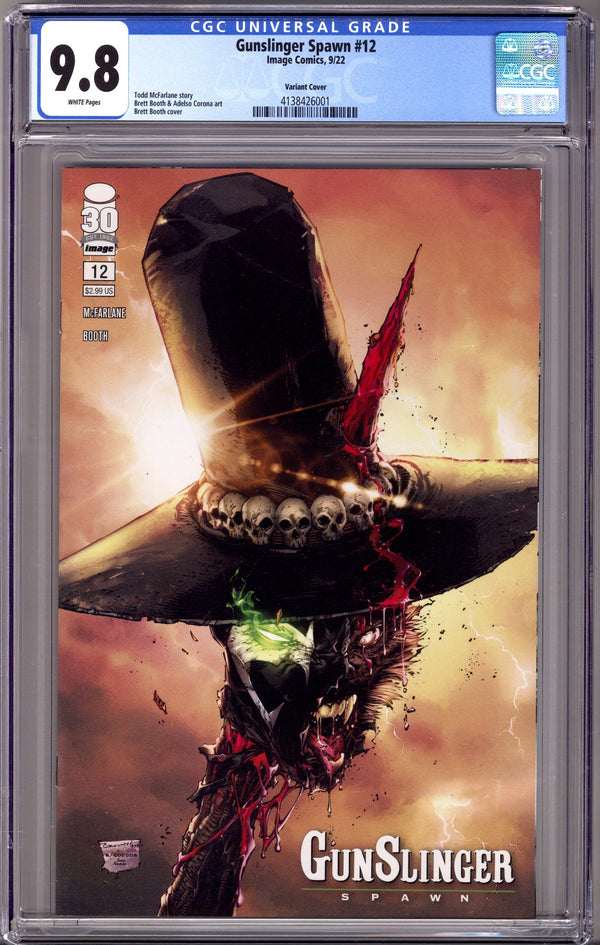 Gunslinger Spawn 12 CGC 9.8 (NM/M) (2022) Booth Variant