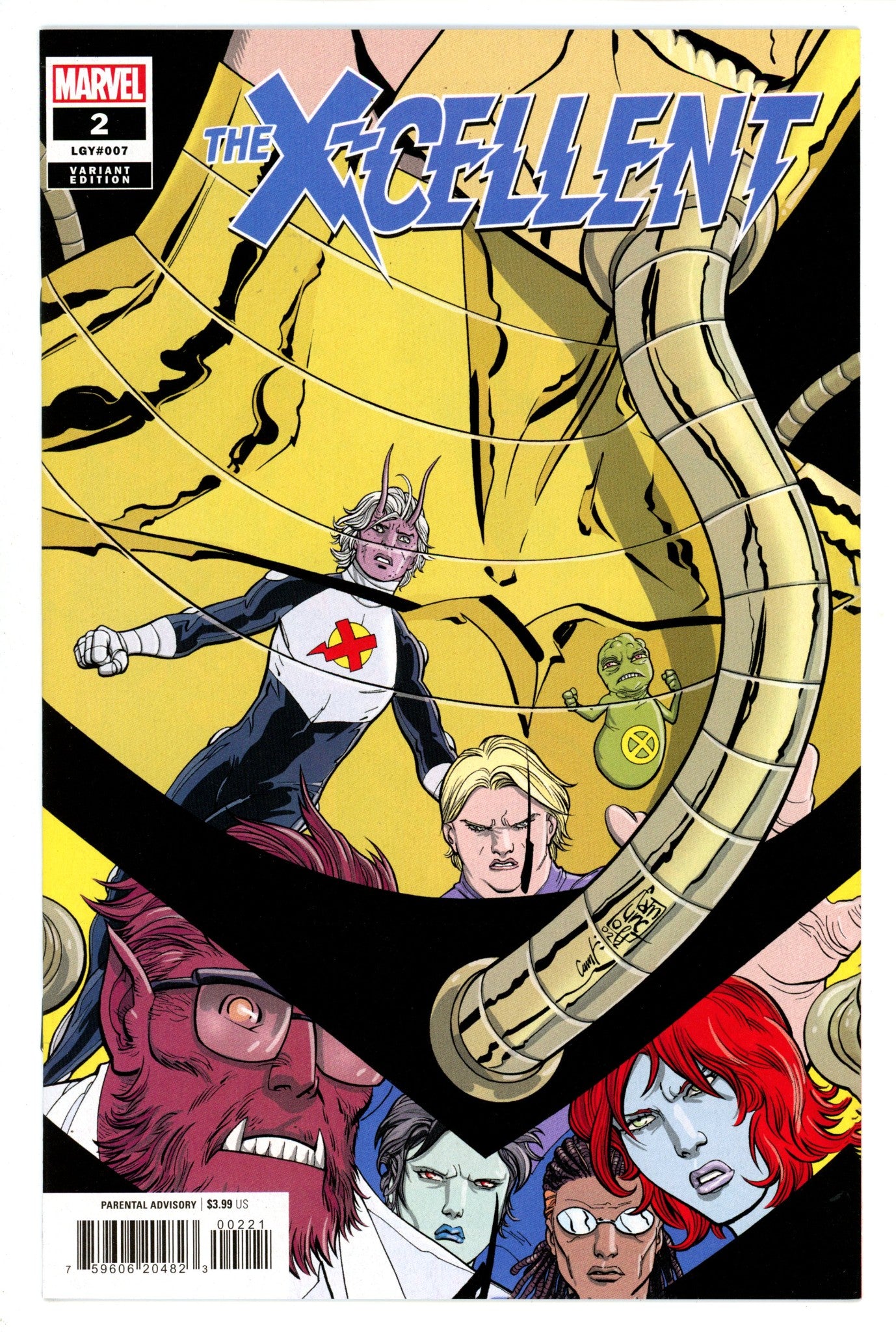 The X-Cellent Vol 2 2 (7) High Grade (2023) Camuncoli Variant 