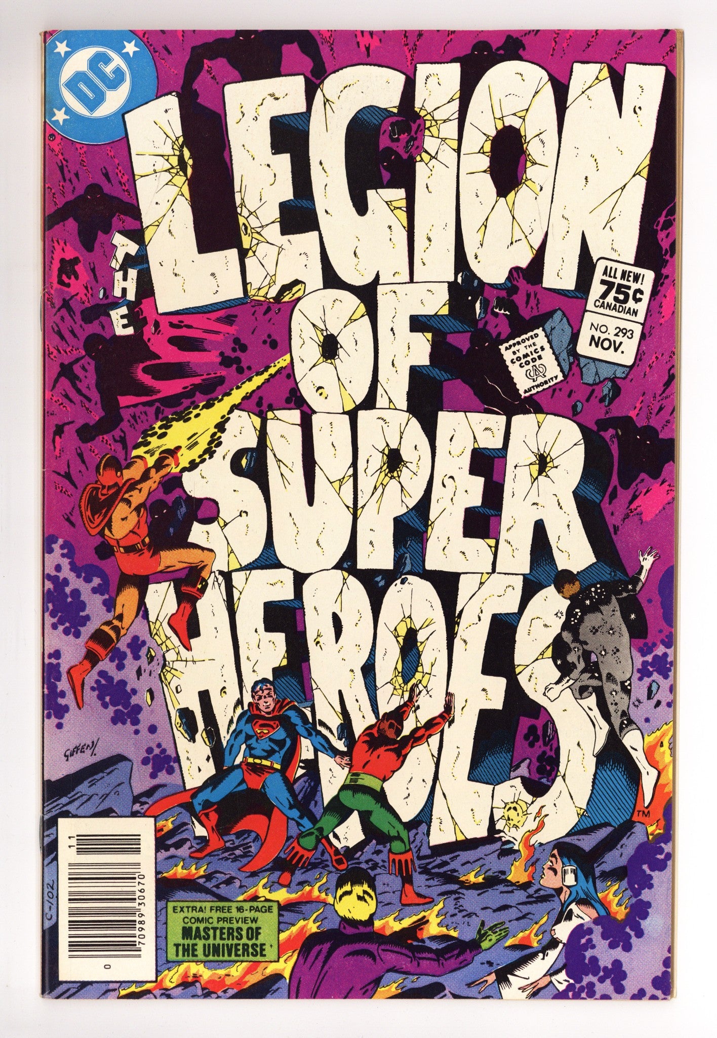 The Legion of Super-Heroes Vol 2 293 FN/VF (7.0) (1982) Canadian Price Variant 