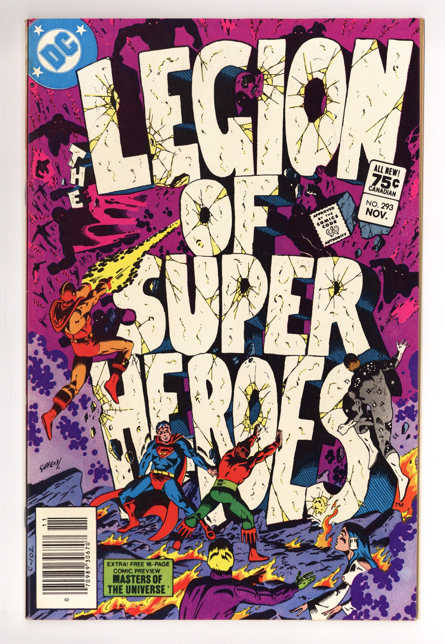 The Legion of Super-Heroes Vol 2 293 FN/VF (7.0) (1982) Canadian Price Variant 