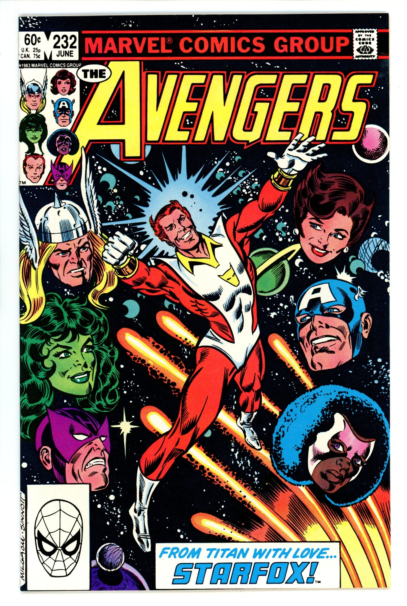 The Avengers Vol 1 232 VF/NM (9.0) (1983) 