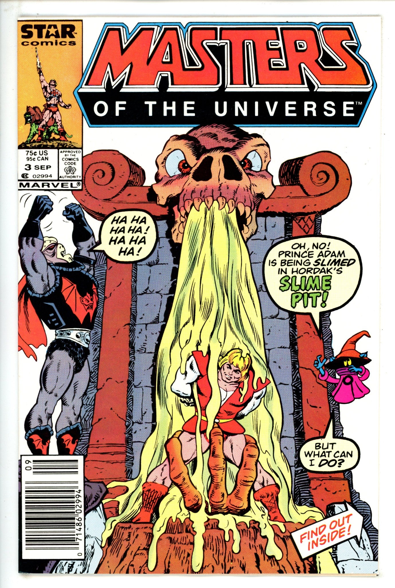 Masters of the Universe 3 VF (8.0) (1986) Newsstand 