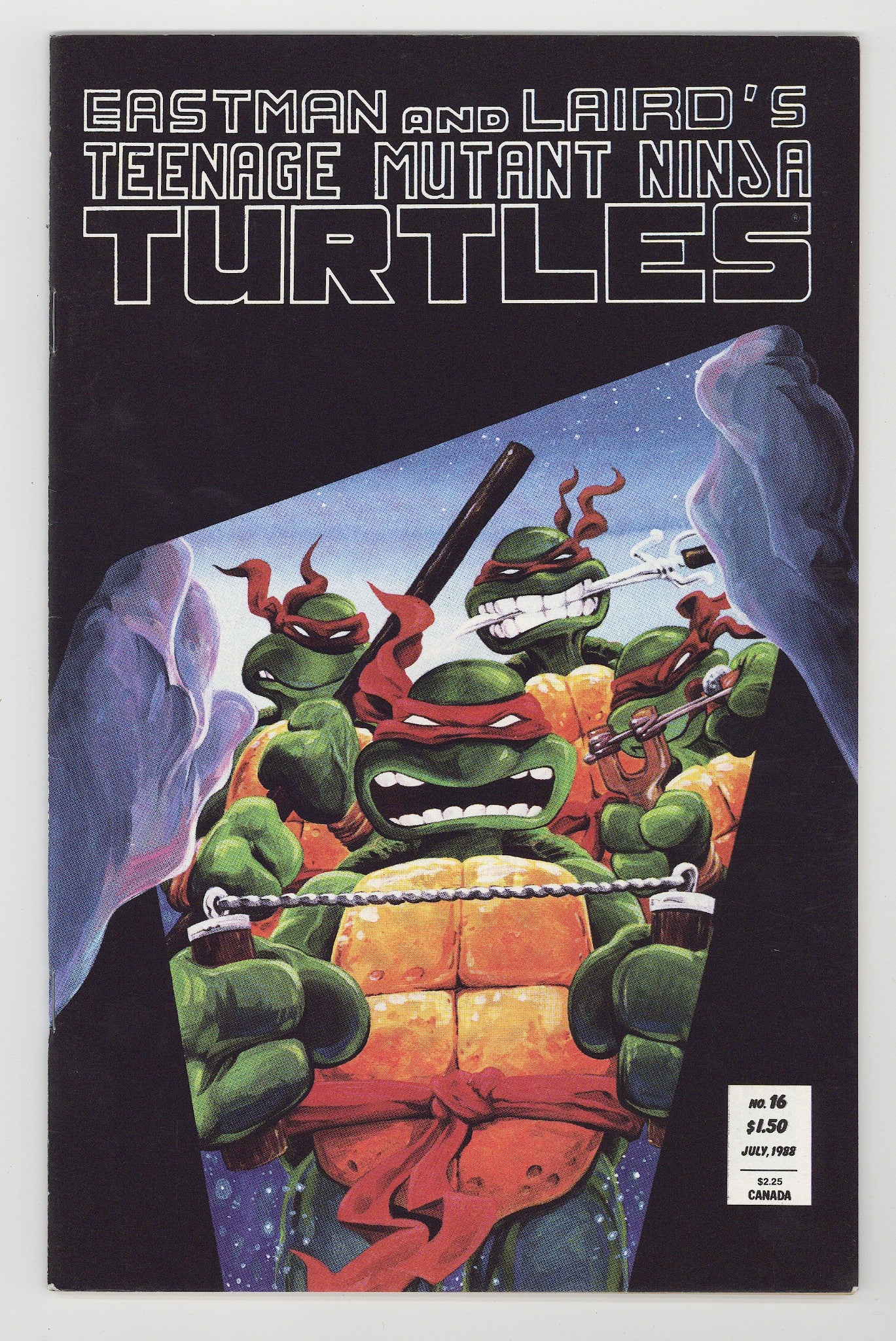 Teenage Mutant Ninja Turtles Vol 1 16 VF (8.0) (1988) 