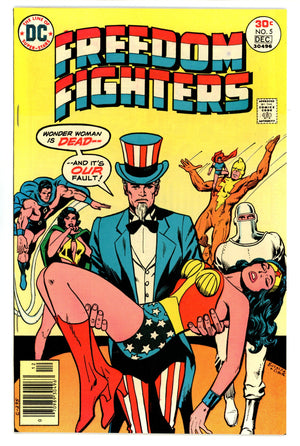 Freedom Fighters Vol 1 5 NM- (9.2) (1976) 