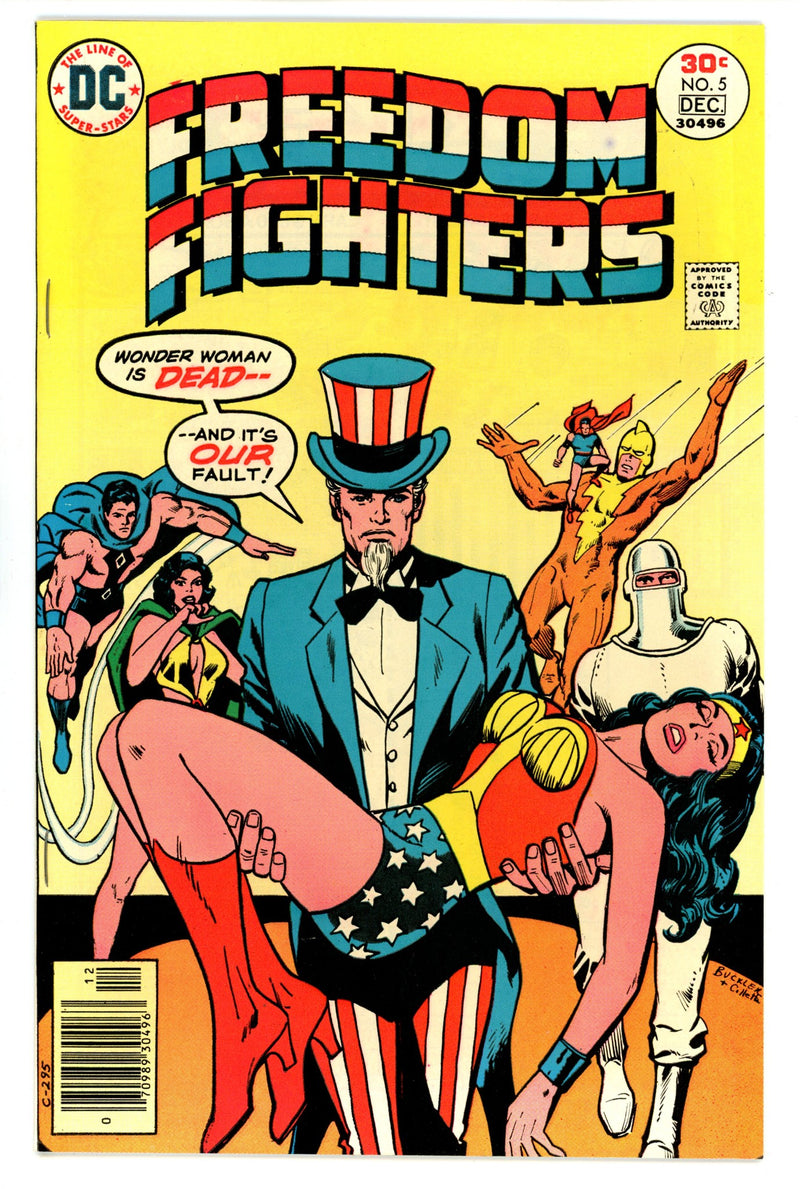 Freedom Fighters Vol 1 5 NM- (9.2) (1976) 