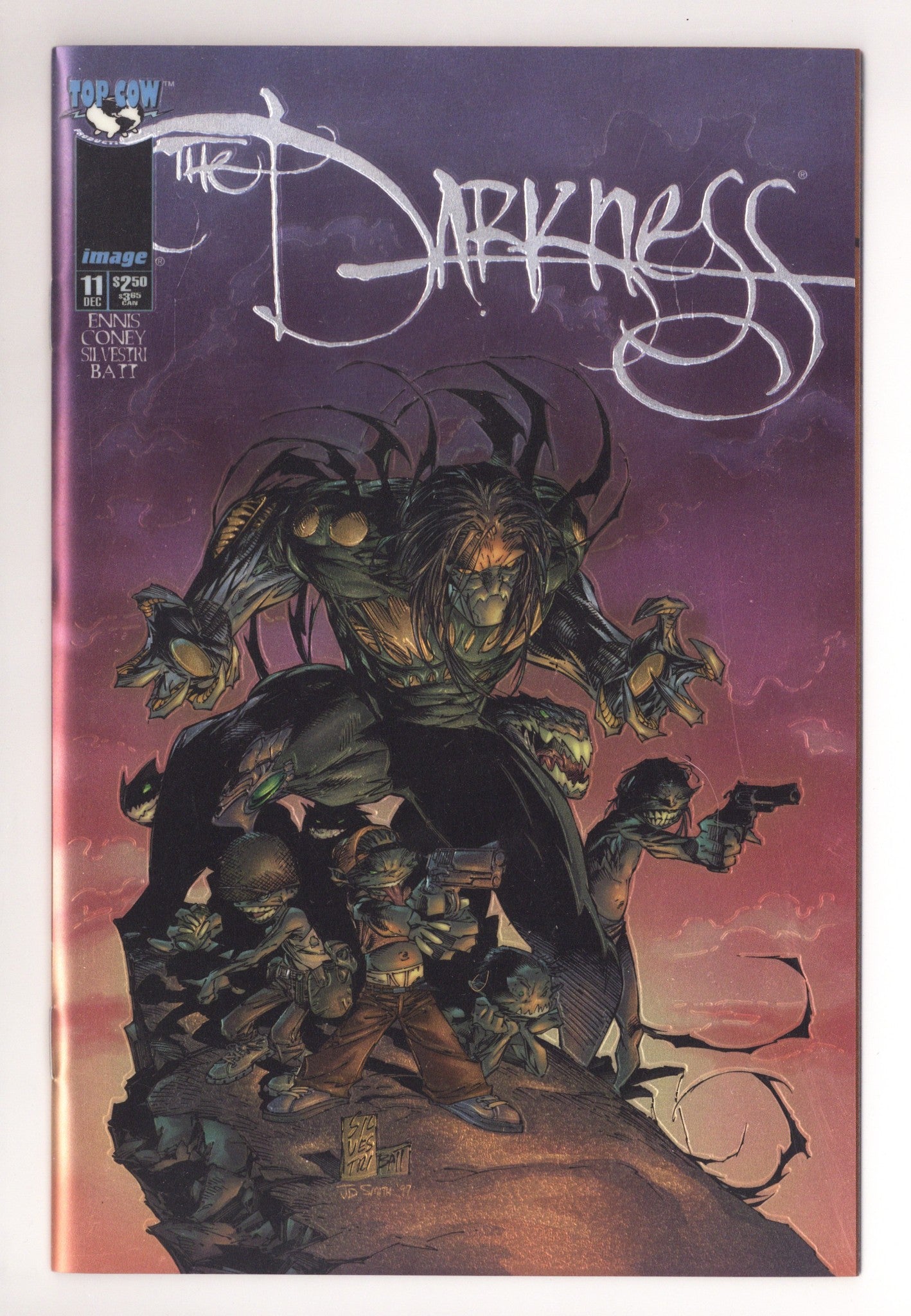 The Darkness Vol 1 11 NM- (9.2) (1998) Silvestri Holochrome Variant 