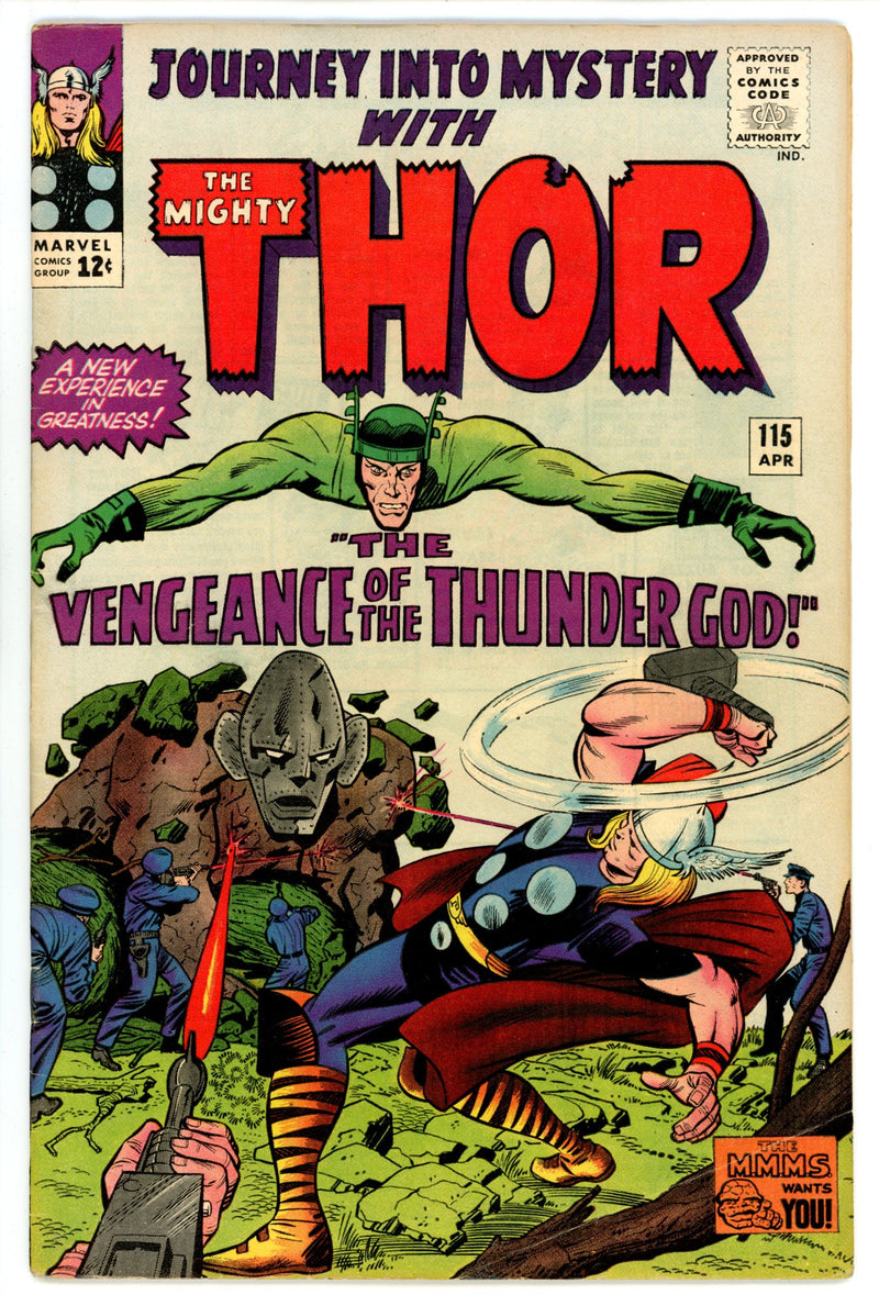 Journey into Mystery Vol 1 115 FN- (5.5) (1965) 