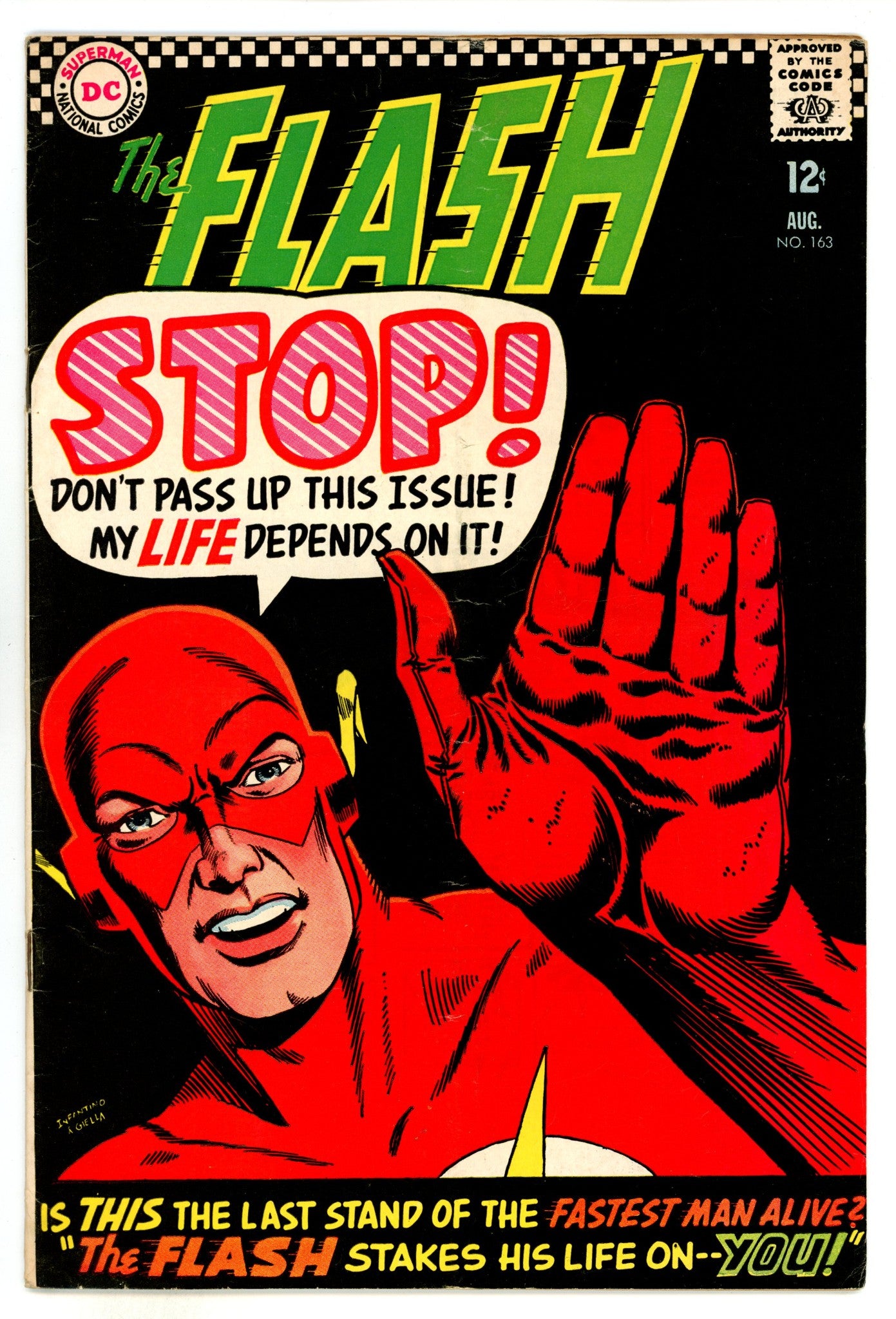 The Flash Vol 1 163 VG/FN (5.0) (1966) 