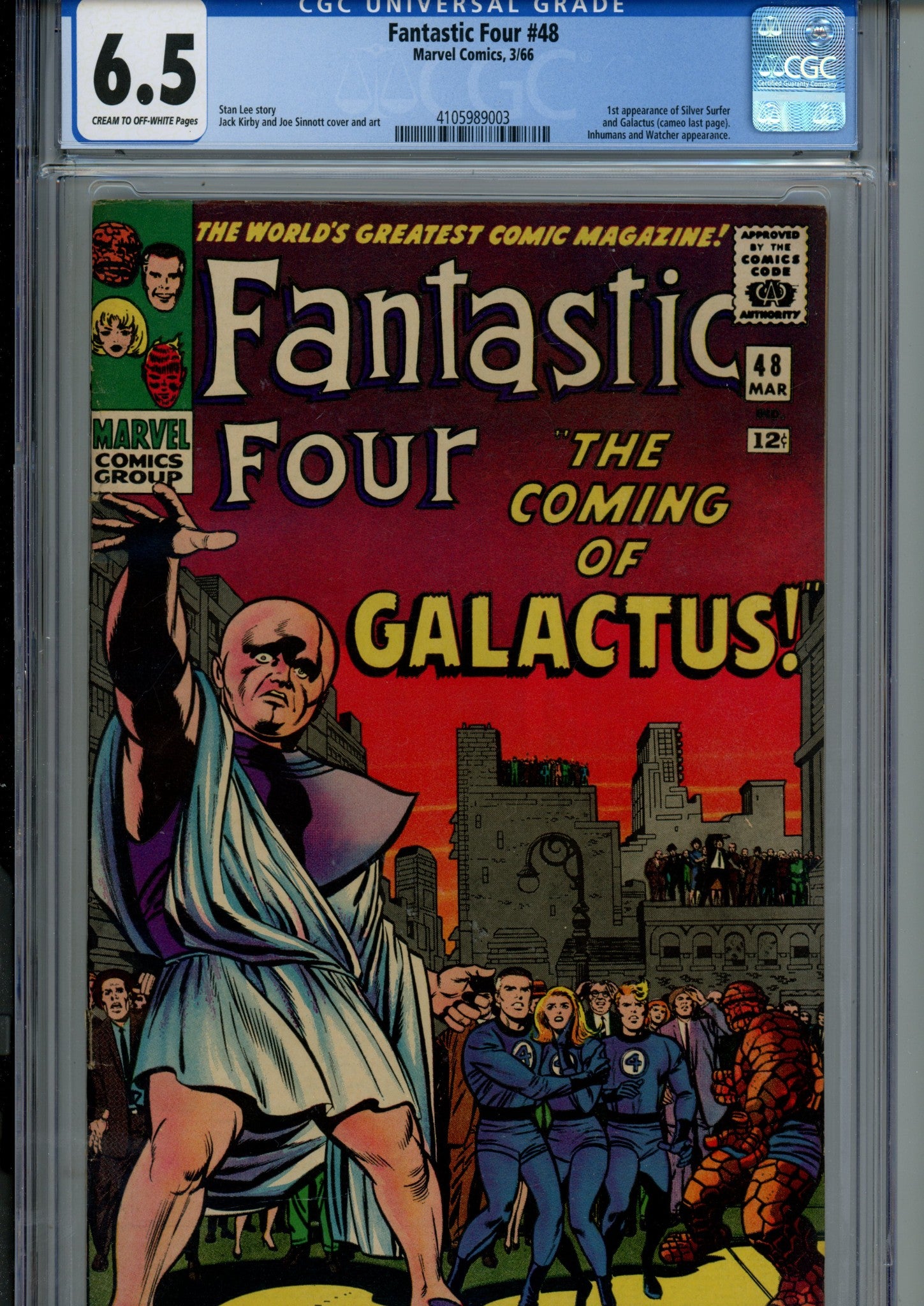 Fantastic Four Vol 1 48 CGC 6.5 (FN+) (1966) 