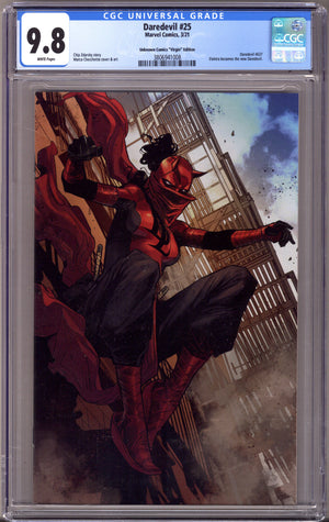 Daredevil Vol 6 25 (637) CGC 9.8 (NM/M) (2021) Checchetto 2nd Print Virgin Exclusive Variant