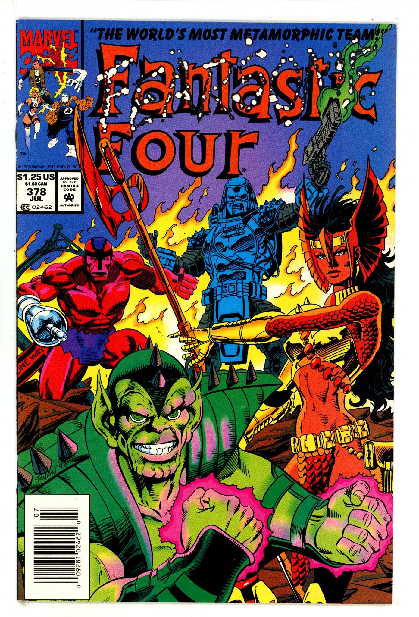 Fantastic Four Vol 1 378 High Grade (1993) Newsstand 
