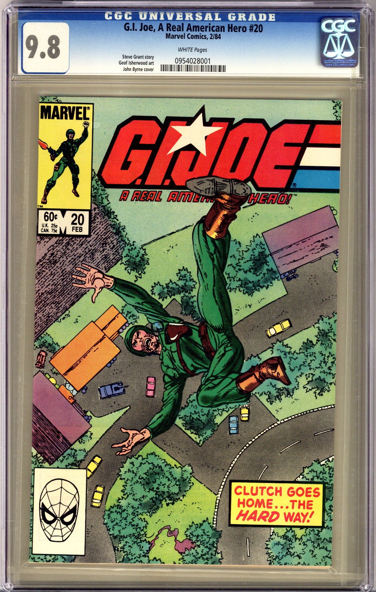 G.I. Joe, A Real American Hero 20 CGC 9.8 (NM/M) (1984) 