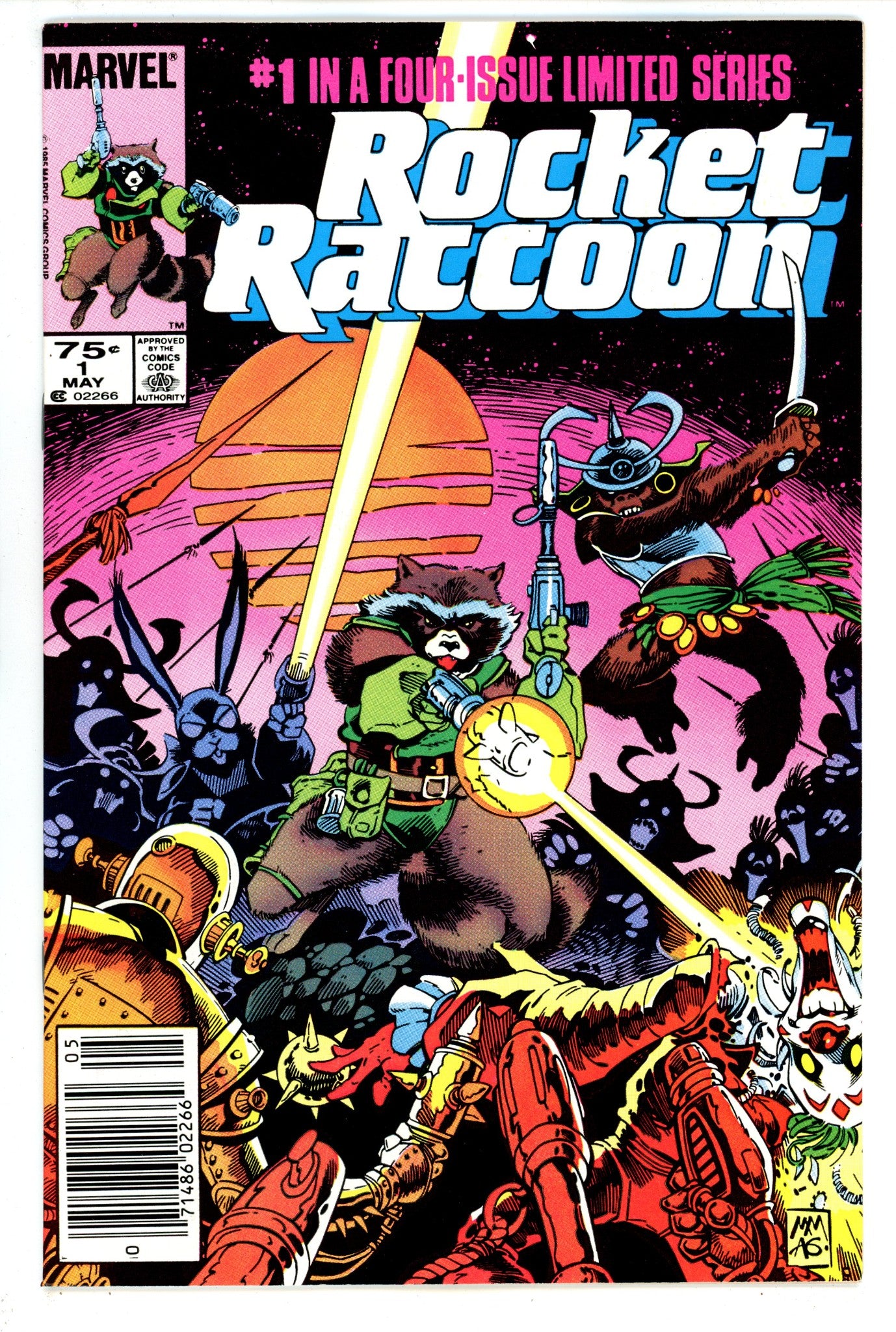 Rocket Raccoon Vol 1 1 VF (8.0) (1985) Newsstand 