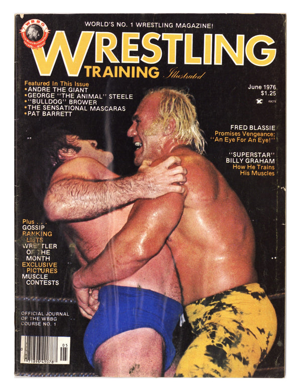 Wrestling Training Illustrated Magazine June Very Low Grade (1976)