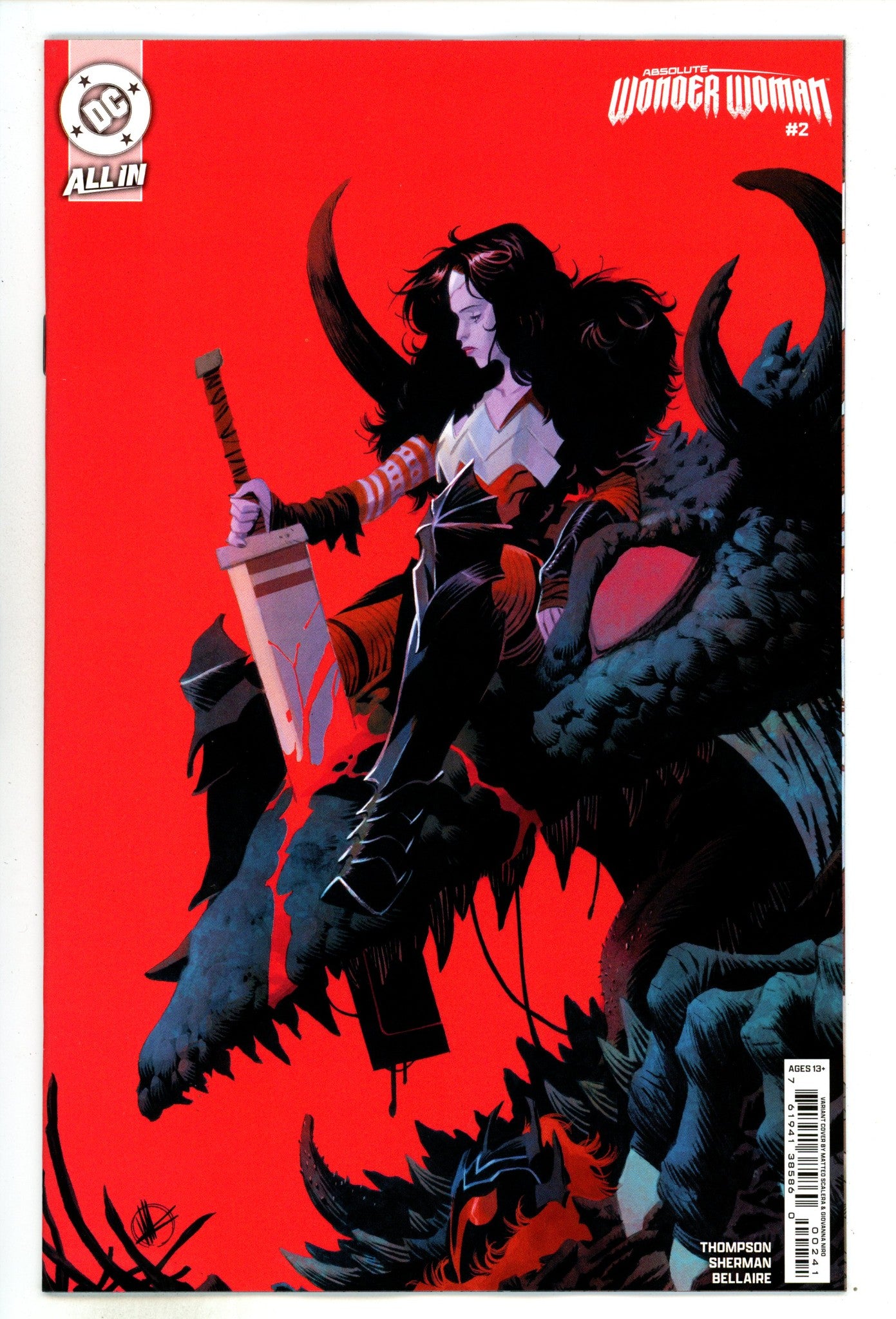 Absolute Wonder Woman 2 Scalera Incentive Variant NM (2024)