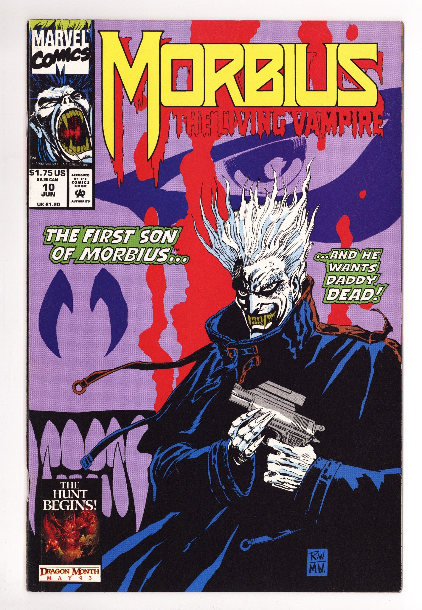 Morbius: The Living Vampire Vol 1 10 High Grade (1993) 