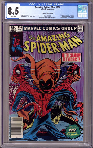 The Amazing Spider-Man Vol 1 238 CGC 8.5 (VF+) (1983) Canadian Price Variant