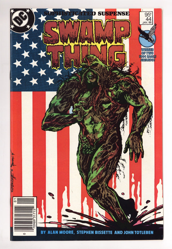 Swamp Thing Vol 2 44 NM- (9.2) (1986) Canadian Price Variant