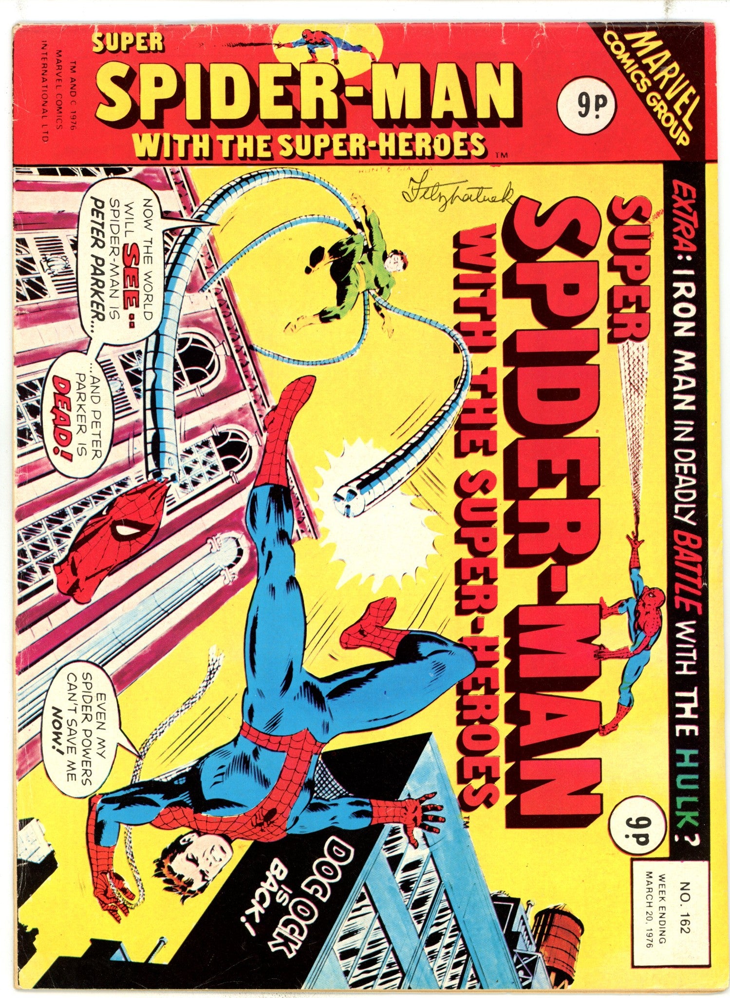 Super Spider-Man 162 VG+ (4.5) (1976) 