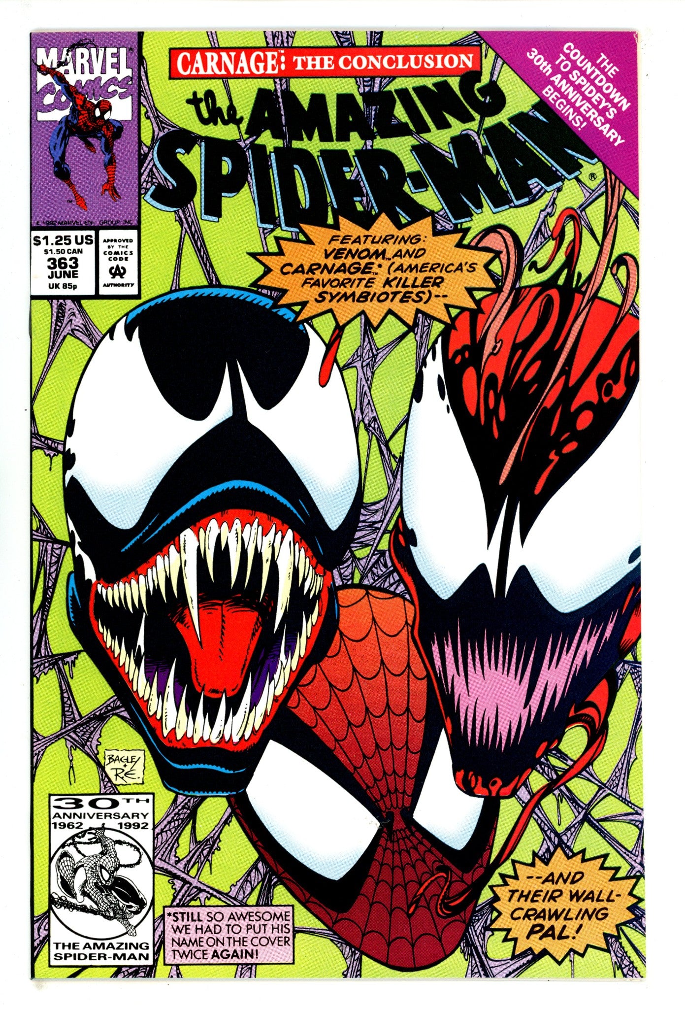 The Amazing Spider-Man Vol 1 363 VF/NM (9.0) (1992) 