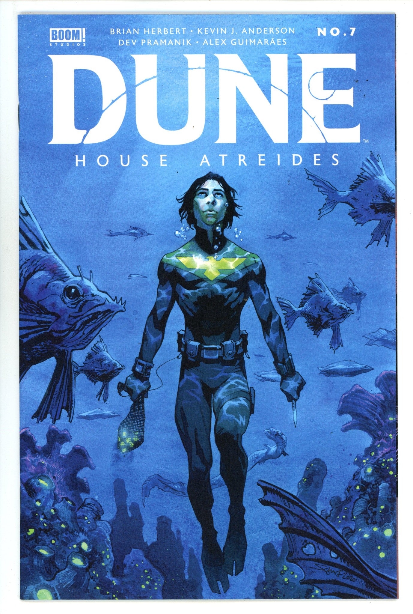 Dune: House Atreides   7  High Grade   (2021) Scharf     Variant  